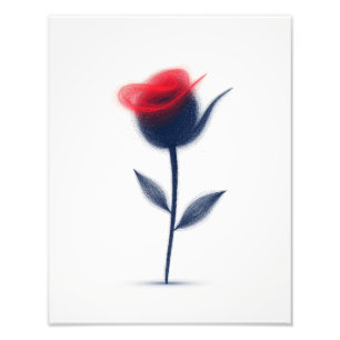 Abstract Flower Design Photo Print