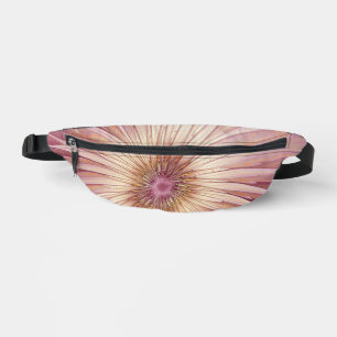 Abstract Flower Fractal Art & Shades of Burgundy Bum Bags