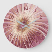 Abstract Flower Fractal Art & Shades of Burgundy