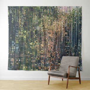 Abstract Flower Garden Painting Backdrop Tapestry