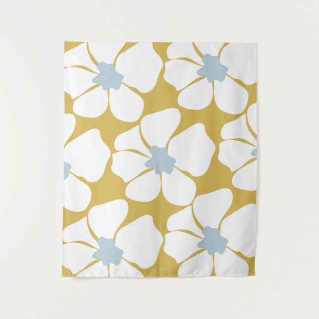 Abstract Flower Glam #4 #decor #art Tapestry (Front)