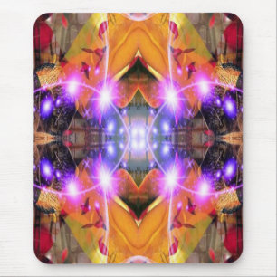 Abstract Flower Mouse Pad