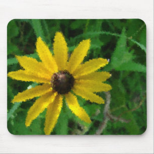 Abstract Flower Mouse Pad