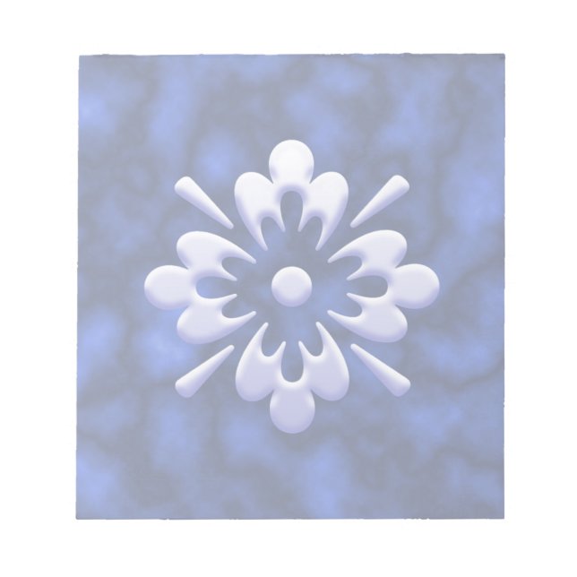 Abstract Flower Notepad (Front)