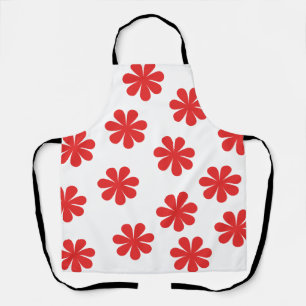 Abstract Flower Pattern  Apron