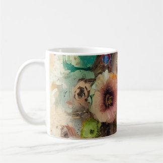 Abstract Flower Woman Portrait Coffee Mug