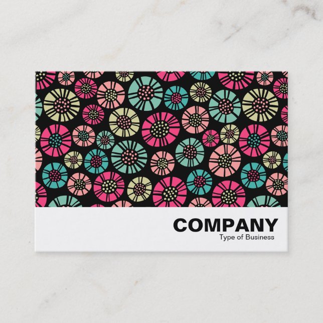 Abstract Flowers 031023 Business Card (Front)