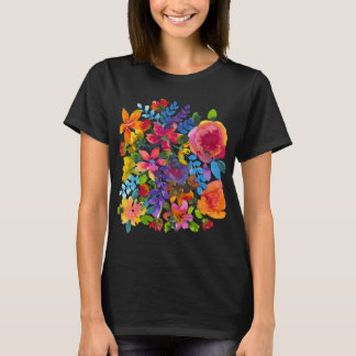 Abstract flowers Active T-Shirt