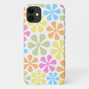 Abstract Flowers Bright Colour Mix Case-Mate iPhone Case