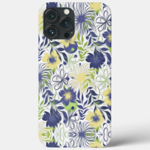 Abstract Flowers  iPhone 13 Pro Max Case