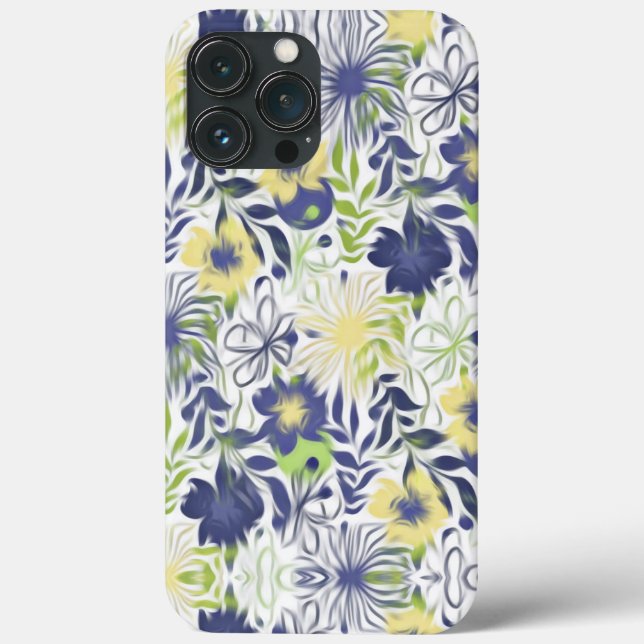 Abstract Flowers  Case-Mate iPhone Case (Back)
