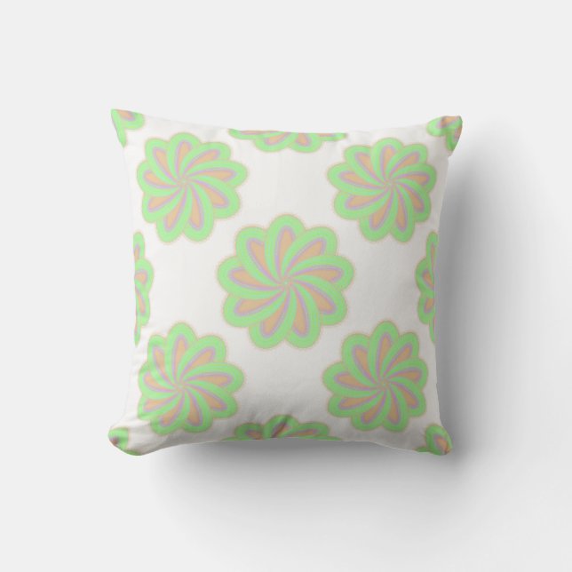 Abstract flowers. cushion (Front)