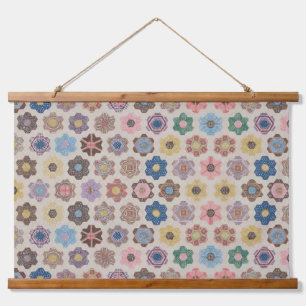 Abstract Flowers Pattern Hanging Tapestry