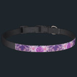 Abstract Flowers      Pet Collar<br><div class="desc">Abstract Flowers,  Violet.</div>