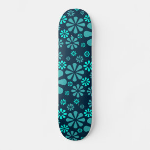 Abstract Flowers skateboard