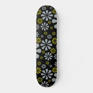 Abstract Flowers skateboard