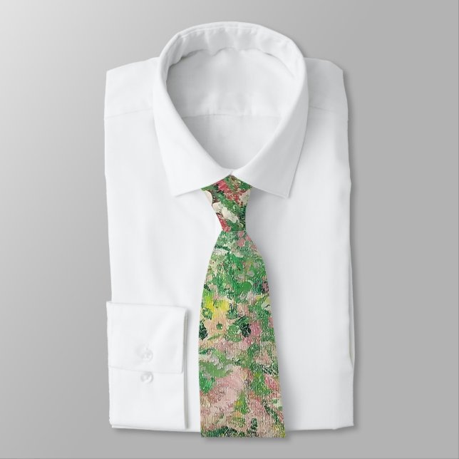 Abstract flowers tie (Tied)