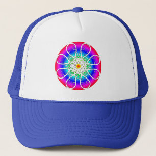 Abstract Flowers Trucker Hat