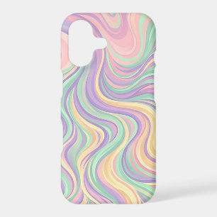 Abstract Flowing River Pastel Soft iPhone Cases