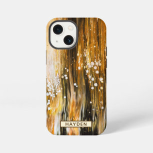 Abstract Fluid Art Pour Personalised iPhone 13 Mini Case