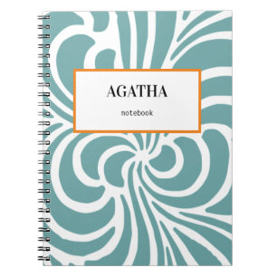 Abstract Fluid Nature Pattern Notebook