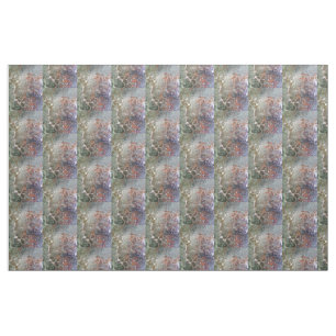 Abstract fluid pour art fabric