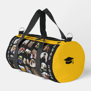 Abstract Fluid Shape 20 Photo Collage Graduation Duffle Bag