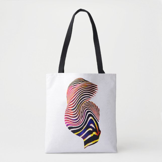 Abstract fluid tote bag (Front)