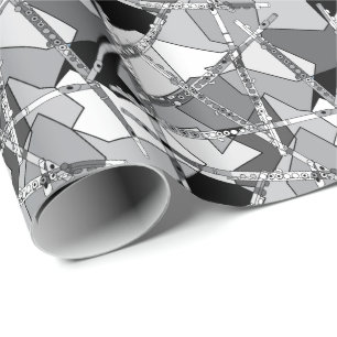 Abstract Flutes Wrapping Paper