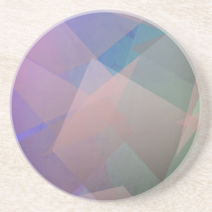 Abstract Flying Particles   Geometrical Shapes Coaster