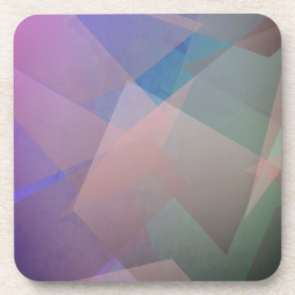 Abstract Flying Particles | Geometrical Shapes Coaster