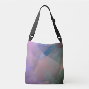 Abstract Flying Particles Geometrical Shapes Crossbody Bag