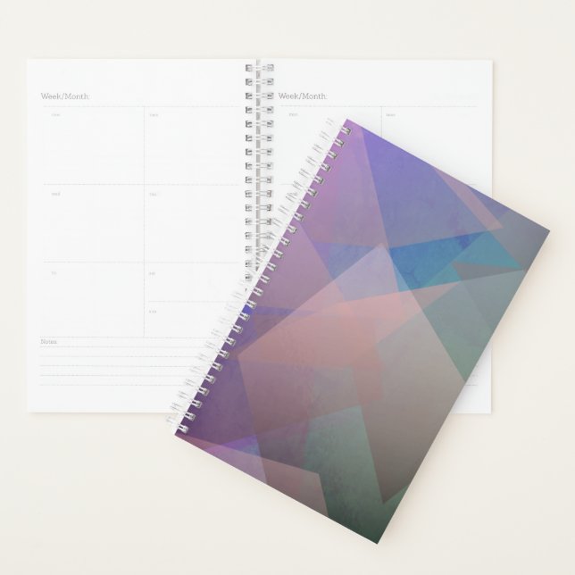 Abstract Flying Particles | Geometrical Shapes Planner (Display)