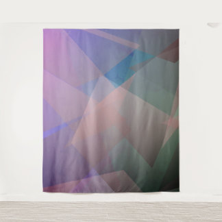 Abstract Flying Particles | Geometrical Shapes Tapestry