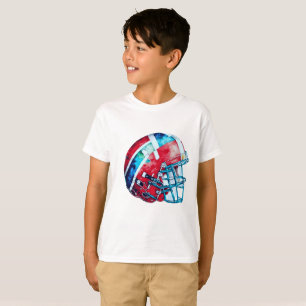 Abstract Football Helmet Artwork  T-Shirt