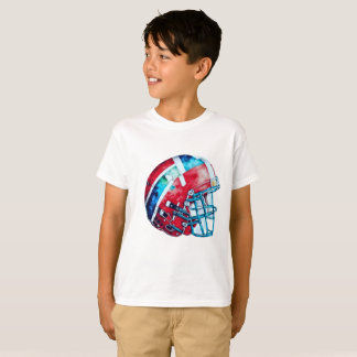 Abstract Football Helmet Artwork  T-Shirt