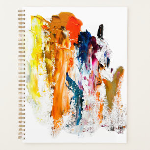 Abstract Forms Born from a Living Artist’s Palette Planner