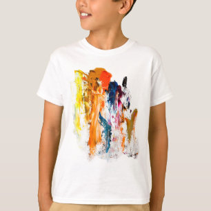 Abstract Forms Born from a Living Artist’s Palette T-Shirt