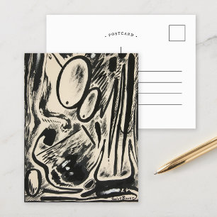 Abstract Forms Rudolf Bauer Postcard