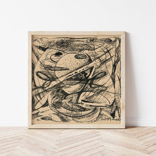 Abstract Forms   Rudolf Bauer Poster