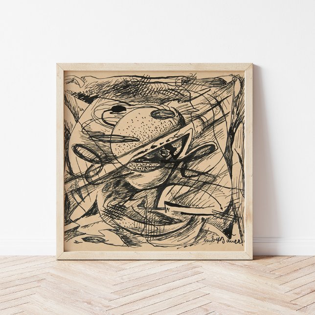 Abstract Forms | Rudolf Bauer Poster (Creator Uploaded)