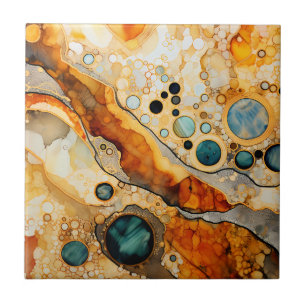 Abstract Fossil Tile