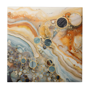 Abstract Fossil Tile