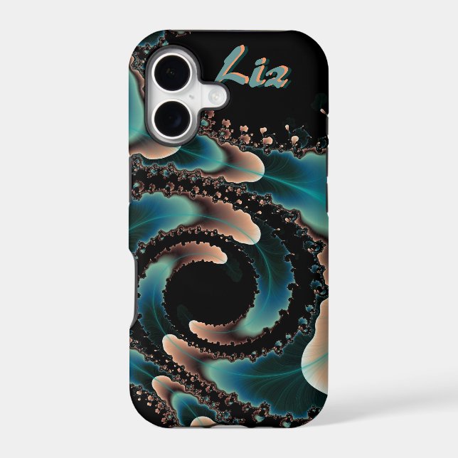Abstract fractal art Custom iPhone 5 Case (Back)