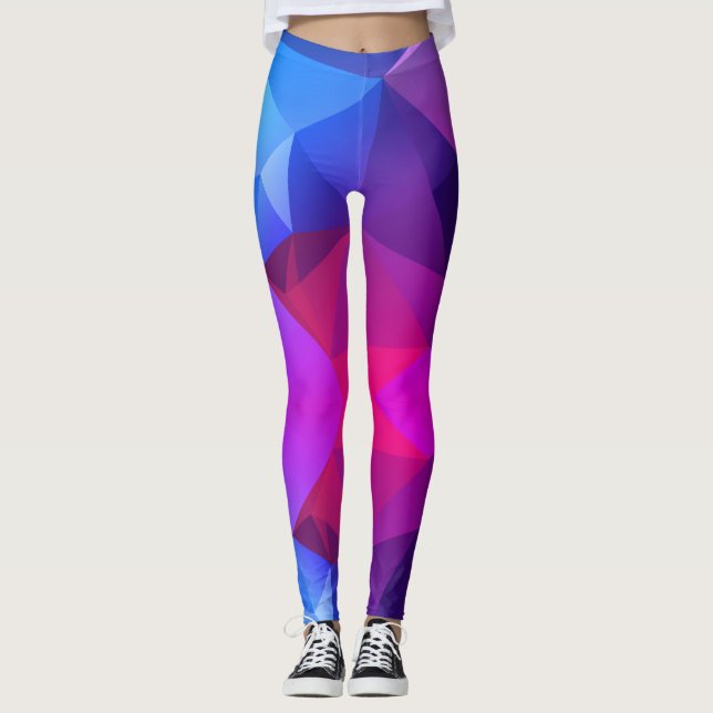 Abstract fractal art digital art leggings (Front)