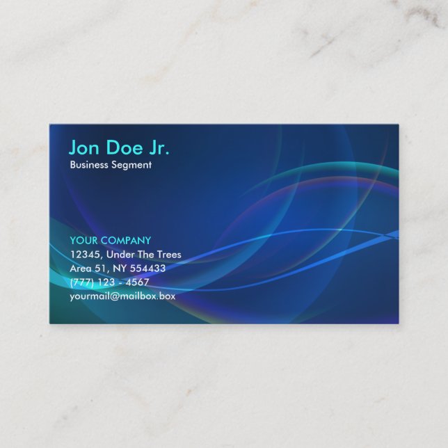 Abstract fractal business card (Front)