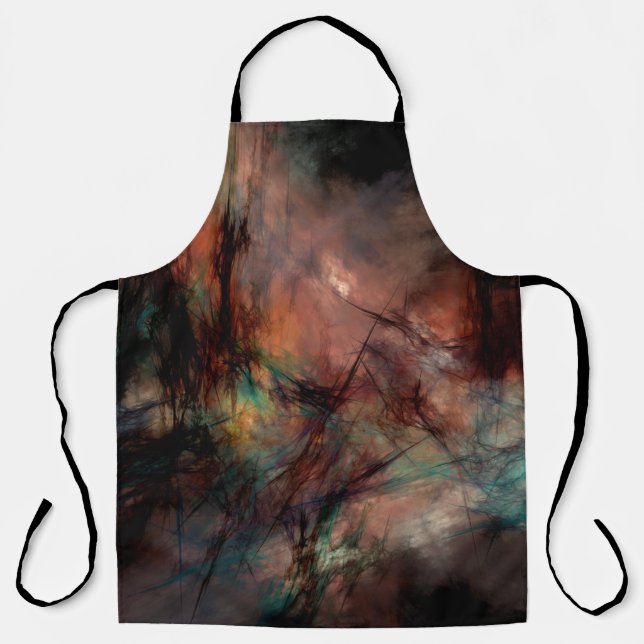Abstract fractal digital apron (Front)