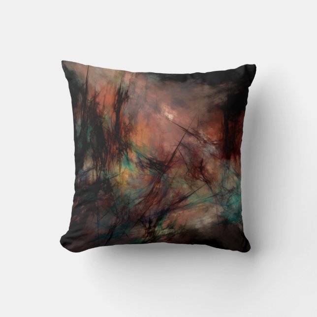Abstract fractal digital cushion (Front)
