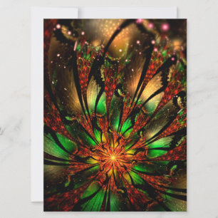 Abstract fractal flower design.