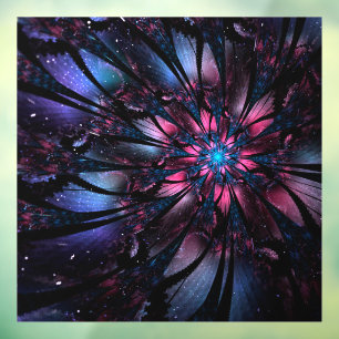Abstract fractal flower design.